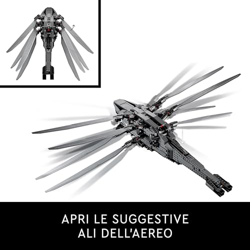 LEGO 10327 Icons Dune Atreides Ornitottero Reale, Set per Adulti da Collezione, Idea Regalo per Donna, Uomo e per Amanti dei Film di Fantascienza con 8 Minifigure tra cui Chani e il Barone Harkonnen - Immagine 2