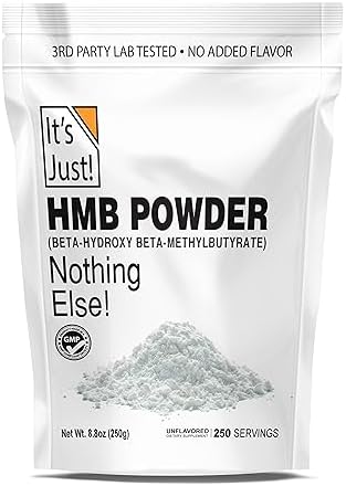 Amazon.com: It's Just! - HMB Powder, 250g, Beta-Hydroxy Beta ...