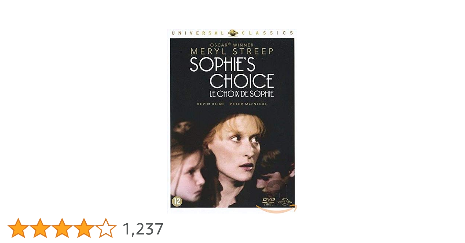 Amazon.co.jp: DVD - Sophie's Choice (1 DVD) : DVD