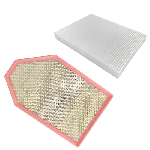 Cabin Air Filter & Engine Air Filter Compatible with for ...