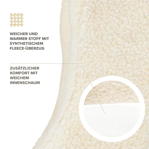 POLISPORT 8015000024 Mini Pelican Fleece-Kindersitz-Reduktor Ohne Sicherheitsgurt, Geeignet Für Anhänger, Kinderwagen Und Lastenräder – Sicher Und Geeignet Für Kinder Von 7–18 Monaten, Weiß