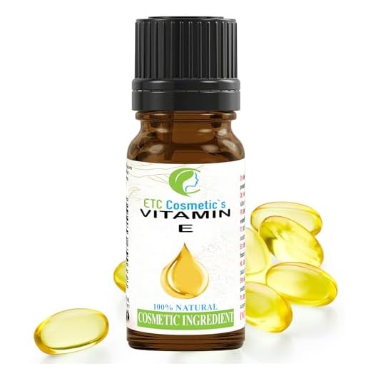 Rent naturligt vitamin E - 10 ml serum | Används i anti-aging formuleringar, bad- och hårprodukter, ansikts- och kroppslotioner, läppstift, läppbalsam, kroppsoljor, oljiga parfymer