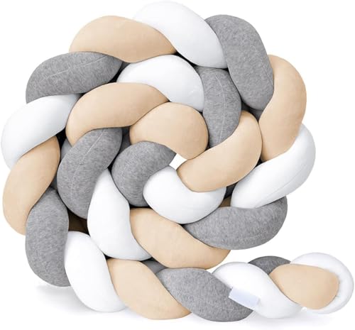 GYCS Nackenrolle, Kopfschutz Für Wickeltisch, Seitenschläferkissen, Vielen Farben Und Größen, Geprüfte ÖKO TEX Qualität, Ideal Zum Verschenken Und Dekorieren,B02,150CM