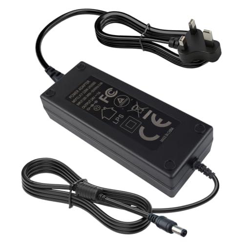 Image of 24V 5A 120W Power Supply Adapter AC to DC Adapter with 5.5mm x 2.5mm, Suitable for LED Strip Lights, CCTV Security Cameras, LCD Monitors, Water Pumps, Network Switches
