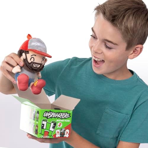 Unspeakable Series 2 Mini Plush Mystery Pack β Nathan, Gabe, James, Tank Monster & Frog Characters - with Bag Loop - 3