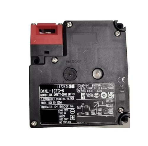 Interruptor D4NL-1CFG-B para evitar aperturas de riesgo en automatización industrial