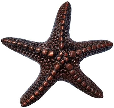 Shristy Hardware "Star Fish" Decorative Iron Door Knocker for Door Front - Exterior for Home Iron Door Knocker Front Door Entry Knocker - (Pack of 1 - Antique Copper Finish)