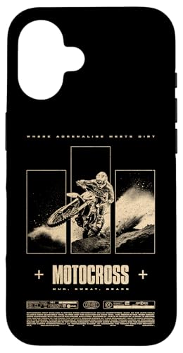 Motocrost moto de motocross moderne Coque pour iPhone 16
