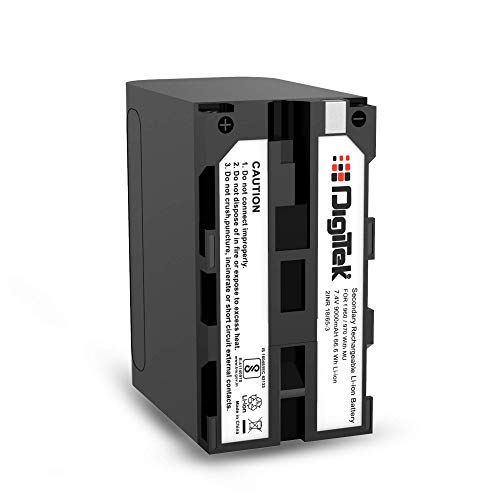 Image of Digitek (DBSK-009FT Studio Background Stand Kit for Backdrop Photography and Videography && F 960-970 MU Lithium-ion Rechargeable Battery for Sony DSLR Camera (NP F970-NEW)