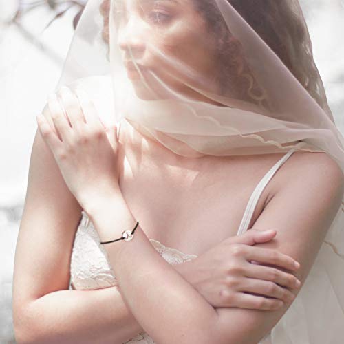 Silver Zodiac Bracelet Constellation Sign Bracelet for Women.12 Astrology Horoscope Bracelet/Anklet Friendship Couple Jewelry with Card4