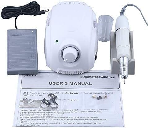 Fresa elettrica per manicure e pedicure professionale con 35.000 giri/min per la cura artistica delle unghie