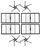 Compatibilidad perfecta, juego de 8 accesorios de repuesto Kombi compatibles para el robot iRobot Roomba S9 9150 S9 + S9 Plus 9550, toda la serie.