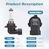 9006 HB4 Halogen Headlight Bulb, 2 PCS 12V 55W 5000K Auto Car Low High Beam Light Bulbs Headlamp for Fog light Replacement,NOT Fit 24v Vehicles