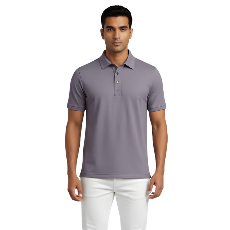 Image of Interwove Bamboo Knitted Polo T-Shirt