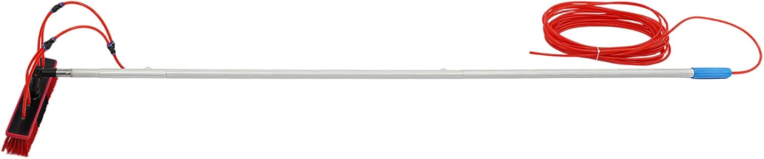 29.5Ft Reach Solar Panel Cleaning Brush & Pole Water Fed Pole Kit,Suitable for high Windows Cleaning, Solar photovoltaic Panel Cleaning and Cleaning Cars Trucks Vans caravans Windows