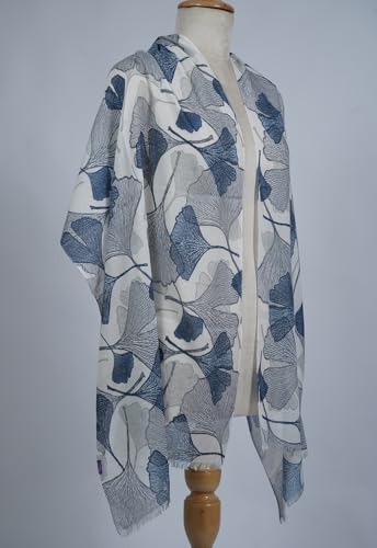 Image of VIC Cotton Modal Digital Print Scarf for Women | Digital Print Designer Stole | Soft Lightweight Luxury Wrap | Premium Cotton Modal Blend | 55 x 170 cm | VIC-SM-DP5517
