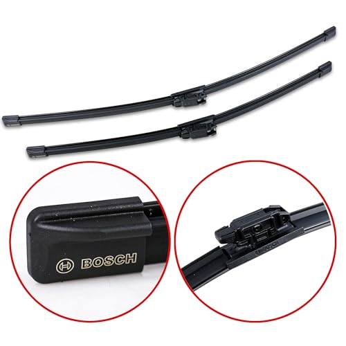 Image of BOSCH 3397014494 AeroTwin Wiper Blade Combo Pack - Set of 2 (24 inch & 20 inch) | Driver and Passenger Side Original Equipment Replacement Blades