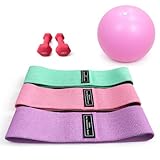 YASPROX Pilates-Set für zu Hause – Pilates-Trainingsset mit Widerstandsbändern, Pilatesball & Zubehör – Home-Workout-Fitness-Set.