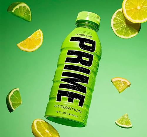 Image of PRIME HYDRATION Lemon Lime Hydration Drink, 16.9 Fl oz / 500 Ml