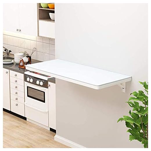 Wall-Mounted Table Folding Kitchen Wood Dining Tables Living Room Furniture Kitchen Multi-use Computer Laptop Desk Space Saving,Yellow-7040cm/2816in