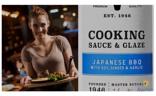 Kinders Japanese Bbq Cooking Sauce & Glaze With Soy , Ginger & Garlic Is Non-Gmo, And No Added Msg Kinder's Vegan Keto Friendly And Bpa Free. Great For Wings, Chicken, Beef, Pork, Seafood, Noodle Recipes, And More…Bundled With Betrulight Fridge Magnet (27 Oz Each) – 2 Pack #TOP6