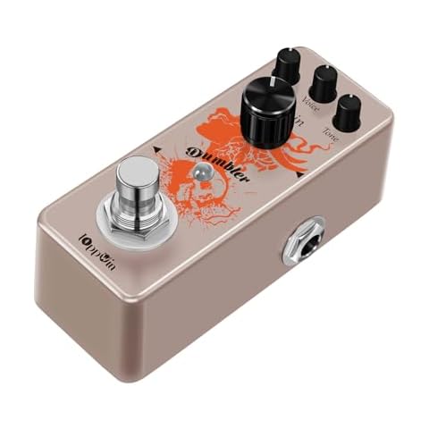 Compact Dumble-Style Overdrive Guitar Pedal - IOppWin Dumbler with Voice Dial for Crisp Bite, True Bypass, Metal Shell for Beginners - Vintage Amp Simulator with Warm Sustain Cover