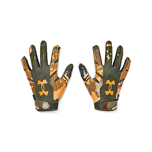 Under Armour Jungen F8 Neuheit Fu ball Handschuhe (310) Barock Green / Blaze Orange Jugend Small