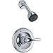 Delta Faucet Classic 13 Series Single-Function Shower Trim Kit with Single-Spray Touch-Clean Shower Head, Chrome T13220 (Valve Not Included)