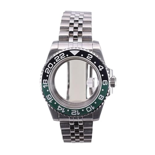 1pc 40 �~�����[�g�������Y�r���v�P�[�X 5 �����N�u���X���b�g GMT �x�[���T�t�@�C�A Nh35 Nh36/34/38 Eta2824 Miyota8215 �^�� 28. �~�����[�g��(Glass bottom cover 1,NH34 35)