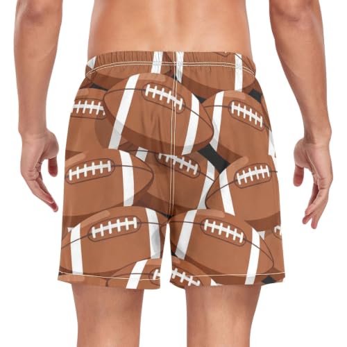 Traje de baño de secado rápido masculino con pantalones cortos fútbol 2