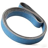 GZKTY Schleifband 50 x 2000 mm, 6 Stück, 40 Körnung, für Bandschleifer, Polieren von Holz und Metall