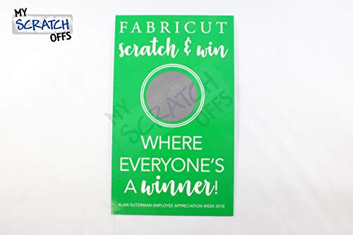 My Scratch Offs Lot de 250 étiquettes autocollantes rondes à gratter argentées de 3,25 cm – vue 5