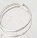 Hammered Hoop Earrings 925 sterling silver handmade Large Hoop 2.5 inch