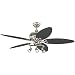 Westinghouse 7234220 Xavier II 52-Inch Five-Blade Indoor Ceiling Fan with Three Spot Lights, Brushed Nickel with Gun Metal Accents