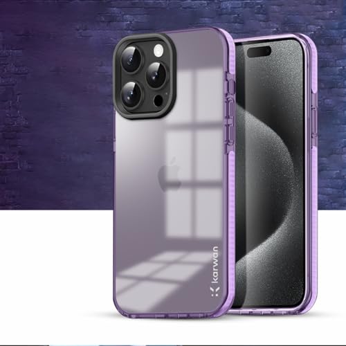 Image of KARWAN Back Cover| iPhone 14 Pro Back Cover |Polycarbonate Material| Full Camera Protection |Perfectly Fit| Case for iPhone 14 Pro - Purple