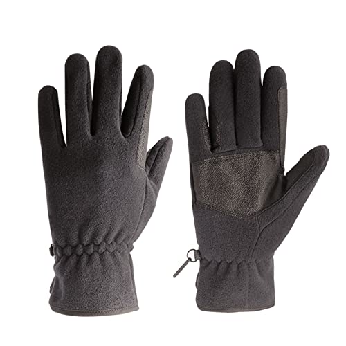 HORSEE Guantes De Equitación Guantes De Gamuza Guantes De Invierno Guantes Ecuestres Accesorios De Caballos(Size:Metro,Color:Negro) Cover