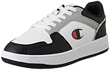 Champion Herren Rebound 2.0 Low Sneakers, Bianco Rosso Ww011, 43 EU