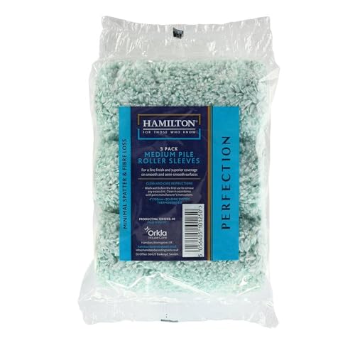 3 x 4 Hamilton Perfection Medium Pile Paint Roller Sleeves (1281203-40)