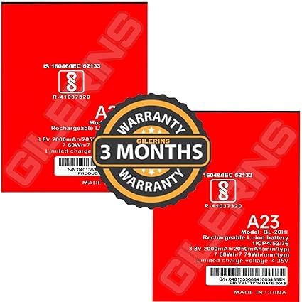 Image of Original BL-20HI Battery for itel-A23 Battery with 3 Month Warranty****(N00245)