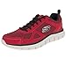 Produktbild Skechers Herren Track Bucolo Sneakers, Red Leather Black Mesh Trim, 43 EU