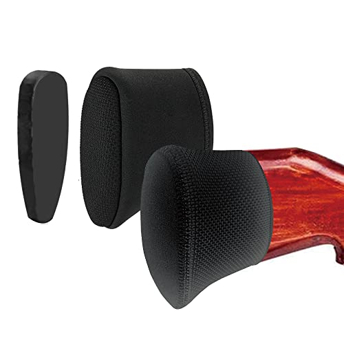 MiJiTrio Recoil Pad for Shotgun - EVA, Slip-On Rifle Stock Pads Compatible with Winchester, Remington, Mossberg and Ruger - Gun Shooting and Hunting Accessories Equipped with 2 Pieces of EVA (B)