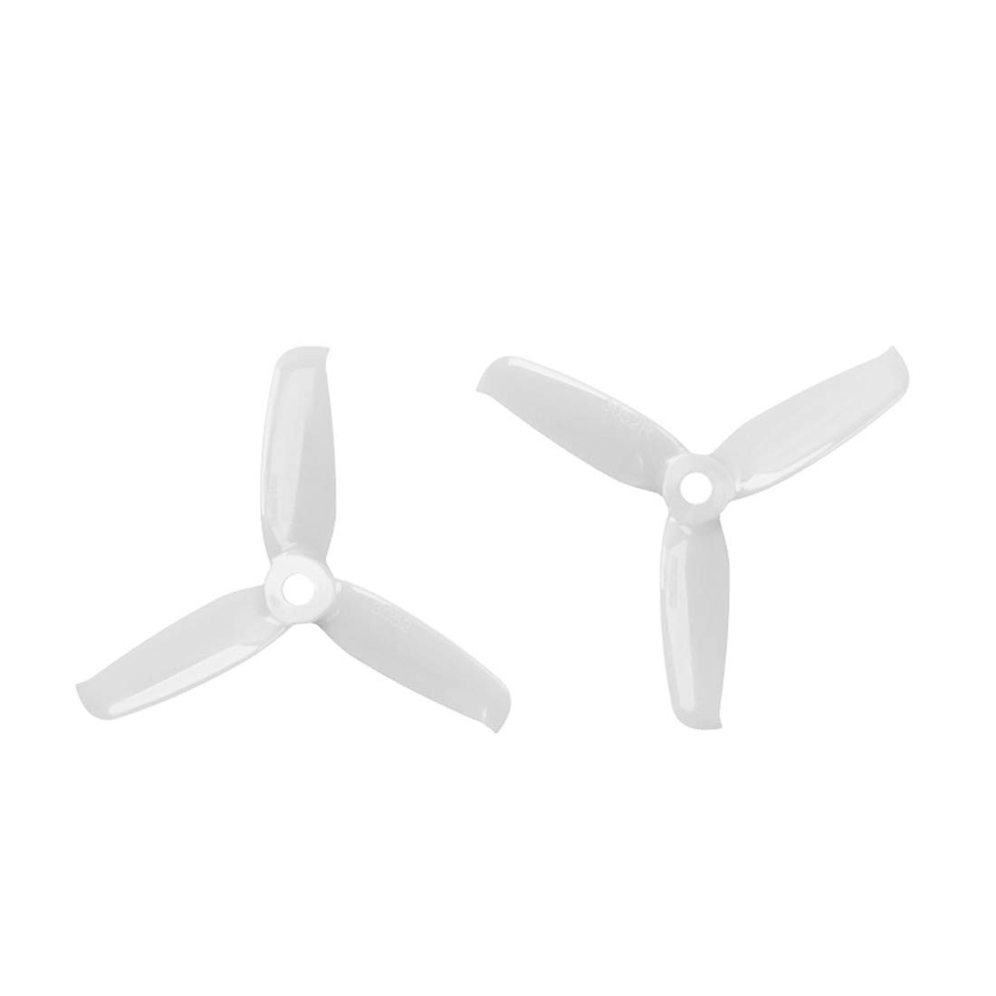 Drone for Gemfan Flash 3052 3X5.2X3 Hélice PC à 3 pales M5 &T Mount 1.5mm for FPV Freestyle Cure-Dents Cinewhoop Drones canalisés 3 Pouces Accessoires (Color : 2Pairs Blue