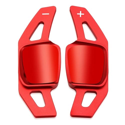 �V�t�g�p�h�� Compatible With For Touareg For CC 2019-2020 For Sharan 2018 2019 2020 �ԗp�X�e�A�����O�z�C�[���V�t�g�p�h���V�t�^�[�G�N�X�e���V�����ƌ݊�������(Red)