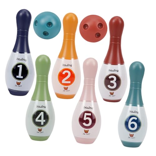 OSOLADY Kinder Bowling Set mit 6 Kegeln