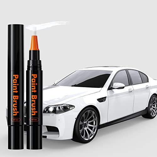Touch Up Paint For Cars Paint Scratch Repair Kit For Various Automotive Touchup Paint With Varnish Coating Pen (White) #TOP9