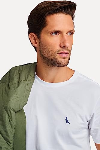 Camiseta Algodão Gota Pica-Pau Bordado Reserva Cor:Branco;Tamanho:M;Gênero:Masculino