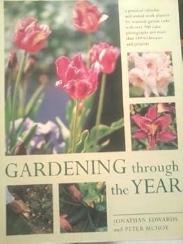 Paperback Gardening Through the Year Book