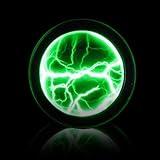 Disco al plasma colorato fantasia mini tasca al plasma disco luce piatto casa discoteca decorazione partito PVC e vetro prestazioni COD (verde)