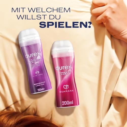 Gleitgel Durex Massage und Aloe Vera für Ganzkörpermassagen
