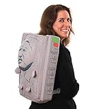 Wear your love for Star Wars right on your back and protect your buddy Han with this Han Solo in Carbonite Plush Back Buddy. Whether you're dressing up as Boushh Leia for the next fan event or need a unique bag to carry and store your belongings, this Han Solo in Carbonite Back Buddy is for you! He's both squeezable and collectible!
